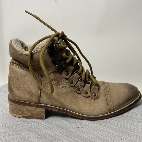 Free People Shoes - Free People Natural Fp Collection Women's 36 US 6 Ventura Hiker Ankle Boots Tan